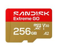 SanDisk Extreme GO microSDXC Card 240MBs UHSI U3 V30 256GB SDSQXGN-256G-GN6MN