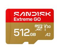 Sandisk Extreme Go - Flash Memory Card - 512 Gb - A1 / Video Class ... NEW