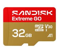 SANDISK Extreme GO microSDXC UHS-I Card 32GB 5K 4K UHD Video Read 100MB/s Write 60MB/s A2 U3 V30 High Speed for Android, Action Camera and Games