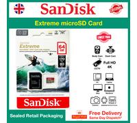 SanDisk MicroSDXC Extreme 64GB 170mb action cam and drones