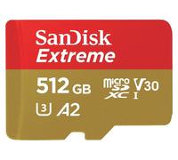 SanDisk Extreme MicroSDXC Memory Card & SD Adapter - 512GB