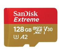 SanDisk Extreme Plus 128GB MicroSDXC U3 UHD 4K A2 V30 Memory Card with