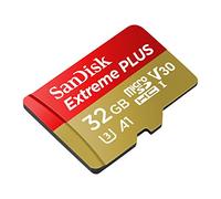 SanDisk Extreme Plus 32 GB MicroSDHC Memory Card, SD Adapter With A1 App Performance And Rescue Pro Deluxe, Up to 100 MB/s, Class 10, UHS-I, U3, V30