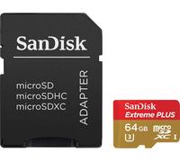 SANDISK Extreme Plus Class 10 microSDXC Memory Card - 64 GB