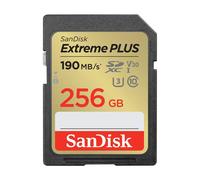SanDisk Extreme PLUS SD 256GB SDXC UHS-I Class 10 Memory Card - 256GB