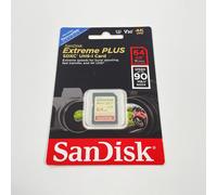 SanDisk Extreme Plus SDXC UHS-1 Card 64GB 4K UHD New In Blister