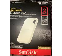 SanDisk Extreme Portable External SSD 2TB White 100% GENUINE NEW ⭐⭐⭐⭐⭐