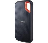 SanDisk Extreme Portable SSD 1TB (up to 1050 MB/s read, 1,000MB/s write, NVMe SSD, USB-C, External Solid State Drive, IP65 rated for dust and water resistance, Updated Firmware) Black