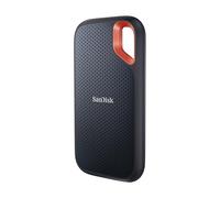 SanDisk Extreme Portable SSD 8TB (up to 1050 MB/s read, 1,000MB/s write, NVMe SSD, USB-C, External Solid State Drive, IP65 rated for dust and water resistance, Carabiner loop) Black