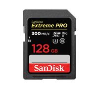 SanDisk 128 GB SDXC ExtremePro 300 MB/s V90 UHS-II
