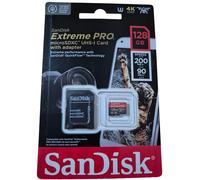Sandisk Extreme pro 128gb Micro sd card 4K with adapter