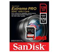 Sandisk Extreme Pro 128GB SD SDXC 170MB/s UHS-1 Class 10 Memory card Genuine
