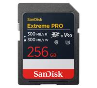 SanDisk Extreme Pro 256GB (300MB/s) UHS-II V90 SDXC Memory Card