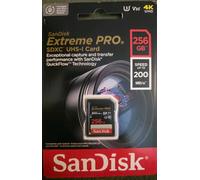 SanDisk Extreme Pro 256GB SDXC 200MB/s UHS-I