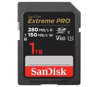 SanDisk Extreme PRO 280MBs UHS-II C10 V60 SDXC Card 1TB