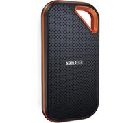 SanDisk Extreme Pro 2TB Portable NVMe SSD, USB-C, up to 2000MB/s, Ruggedised and Water-Resistant, carabiner loop., New
