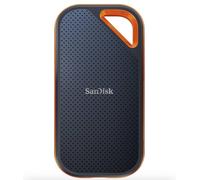 SanDisk Extreme Pro 2TB Portable NVMe SSD, USB-C, up to 2000MB/s, Ruggedised and Water-Resistant, carabiner loop., New
