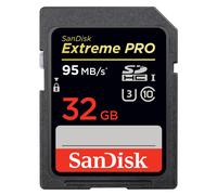 SanDisk Extreme PRO 32 GB SDHC UHS-I Memory Card - Frustation-Free Packaging