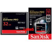 SanDisk 32GB Extreme Pro CF 160MB/s memory card CompactFlash