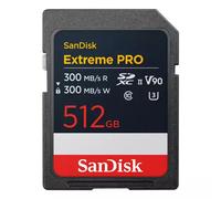 SanDisk SDXC Extreme Pro 512GB 300MB/s V90 UHS-II