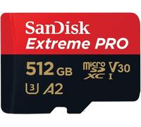SanDisk Extreme PRO 512GB microSDXC UHS-I Card A2 V30 200MB/s 4K UHD