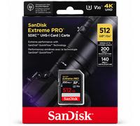 SanDisk Extreme PRO 512GB SDXC UHS-I U3 V30 200MB/s 4K Camera Memory Card