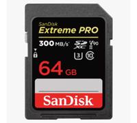 Sandisk Extreme PRO 64GB SDHC And SDXC UHS-II 300MB/s V90