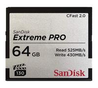 SanDisk Extreme PRO CFast 2.0 525MBs Memory Card 64GB SDCFSP-064G-G46D