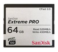 SanDisk Extreme PRO CFast 2.0 Memory Card, 64 GB