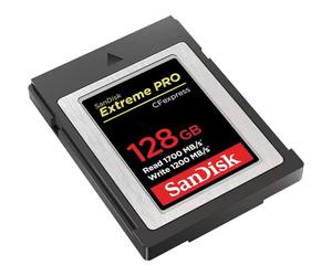 SanDisk Extreme PRO Cfexpress Card Type B, 128GB, Up To 1700MB/S, for RAW 4K Video SDCFE-128G-GN4IN