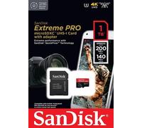 SanDisk Extreme PRO micro SD card + SD adapter 1TB A2 SDSQXCD-1T00-GN6MA