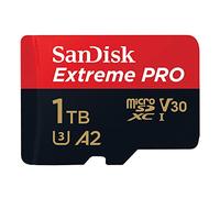 SanDisk Extreme PRO micro SD card + SD adapter 1TB, (For Smartphones, Action Cams, Drones, Speeds up to 200 MB/s) A2 App Performance + RescuePro Deluxe UHS-I, Class 10, U3,