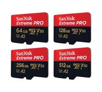 SanDisk Extreme PRO microSD 256GB 128GB Memory Card 512GB microSD Card 64GB TF Card 200MB/s Class10 U3 V30 A2 cartao de memoria