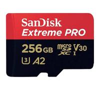 SanDisk Extreme PRO microSDXC Card 256GB Class 10 UHS-I v30 Video Speed Class Shockproof Waterproof