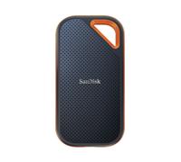 SanDisk Extreme Pro 2TB Portable NVMe SSD, USB-C, up to 2000MB/s, Ruggedised and Water-Resistant, carabiner loop., New