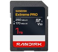 SANDISK Extreme PRO SD Memory Card 1TB, Up to 250MB/s Read Speeds, UHS-I