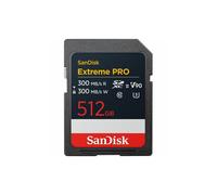 SanDisk Extreme PRO SDSDXDM-512G-GN4IN 512 GB Class 10/UHS-II (U3) V90 SDXC - 1 - 300 MB/sRead - 300 MB/s Write