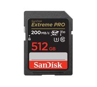 SANDISK EXTREME PRO SDXC 512GB 200/140 MB/s A2