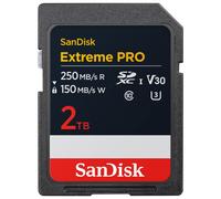 SanDisk Extreme PRO SDXC Card, 2TB SD Card, UHS-I (V30 Memory Card, Sp