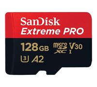 SanDisk Extreme Pro SDXC UHS-I U3 A2 V30 128GB + Adapter, SDSQXCY-128G-GN6MA
