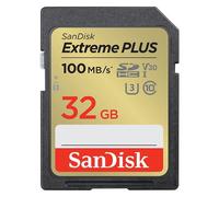 SanDisk Extreme PLUS SDHC Memory Card 32 GB Class 10
