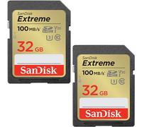Sandisk FC Extreme 32GB SD 100MB - 2-Pack NEW
