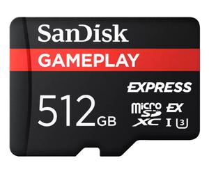 SanDisk GamePlay Express microSD 512GB UHS-I Class 10
