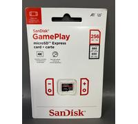 SANDISK GamePlay microSD Express Card 256GB for Nintendo Switch 2 880Mb/s 4K BN