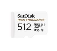 SanDisk 512GB High Endurance MicroSDXC Card R/100MBs W/40MBs for DashCam Monitor