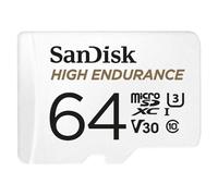 SanDisk 64GB High Endurance Micro SD (SDXC) Card U3, V30, 100MB/s R, 40MB/s W
