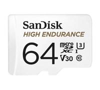 SanDisk 64GB High Endurance Micro SD (SDXC) Card U3, V30, 100MB/s R, 40MB/s W