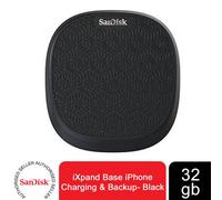 Sandisk Ixpand Base Iphone Charging Backup Station 32Gb Automatic Photo Backup Black