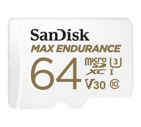SanDisk Max Endurance MicroSD Card 100MBs with Adapter 64GB