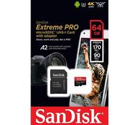 SanDisk Extreme Pro 64GB microSDXC 200MB/s UHS-I
